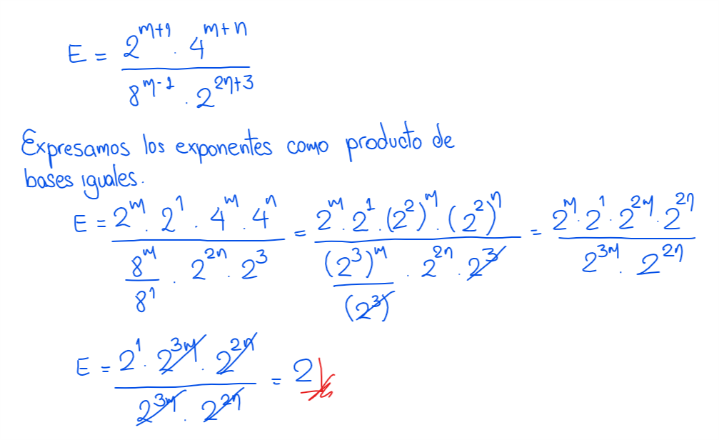 TeorÍa De Exponentes Ejercicios Resueltos Matemath 4496